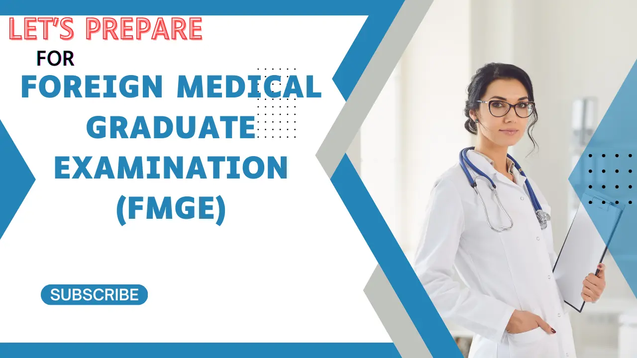 Foreign Medical Graduate Examination (FMGE) » examenotes.com