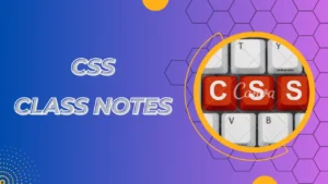 css class notes