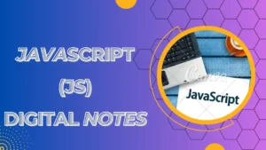 JS digital notes