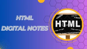 Html digital notes